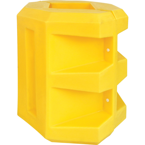 Protecteur de colonne courte, Ouverture int&eacute;rieure 8" x 8", 24" lo x 24" la x 24" h, Jaune Distribution Jean Lapalme