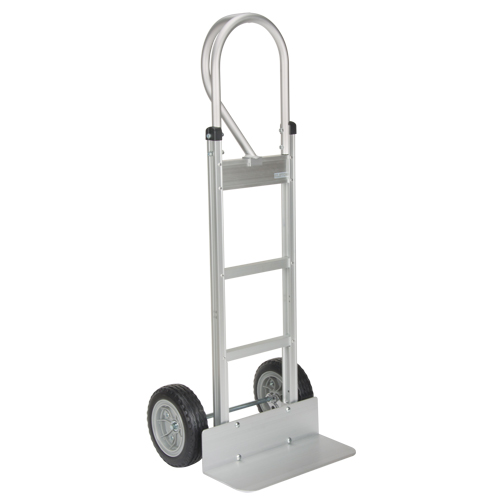 Knocked Down Hand Truck, P-Handle Handle, Aluminum, 52-1/8" Height, 500 lbs. Capacity Distribution Jean Lapalme