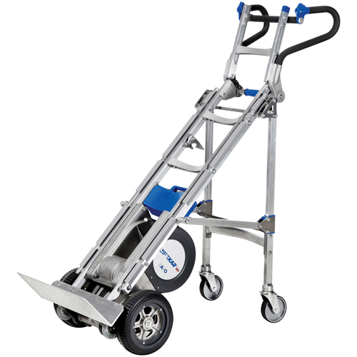 Liftkar&reg; Stair Climbing Hand Truck, Aluminum Frame, 22" W x 70" H, 725 lbs. Capacity Distribution Jean Lapalme