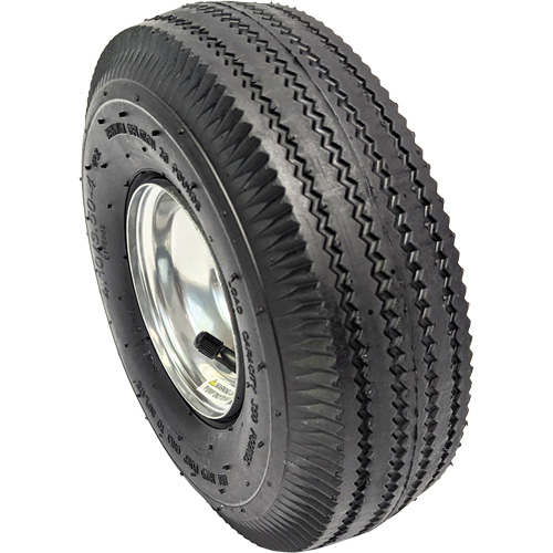 Roue pneumatique de rechange pour diable, 10" (254 mm), Capacit&eacute; de 350 lb Distribution Jean Lapalme