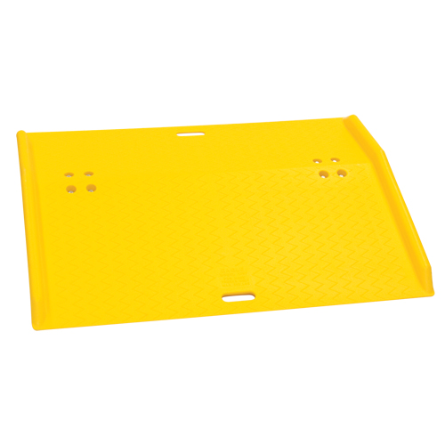 Rampe de quai de chargement portable en poly pour diable, Capacit&eacute; de charge 750 lb, 36" lo x 48" la x 5" h Distribution Jean Lapalme