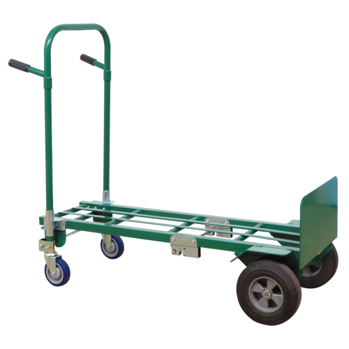 Diable transformable &eacute;conomique Greenline - E-CON, Acier, Capacit&eacute; 800 lb Distribution Jean Lapalme