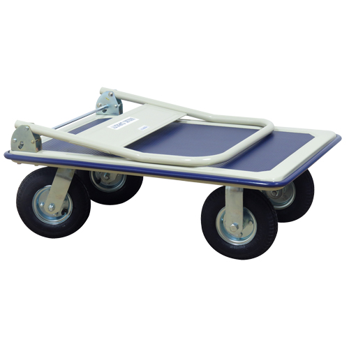 Chariot &agrave; plateforme avec poign&eacute;e pliante, Acier, 660 lb, 35" lo x 23" la, Hauteur 43,5" Distribution Jean Lapalme