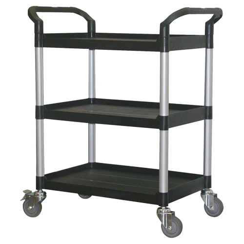 Utility Cart, 3 Tiers, 33-1/2" x 39-3/8" x 19", 300 lbs Capacity Distribution Jean Lapalme