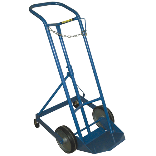 Professional Gas Cylinder Truck CC-1, Mold-on Rubber Wheels, 9" W x 7-1/4" L Base, 250 lbs. Distribution Jean Lapalme