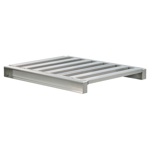 Palette &agrave; canaux en aluminium 2 c&ocirc;t&eacute;s Distribution Jean Lapalme