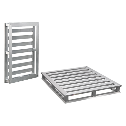 Palette &agrave; cadre tubulaire en aluminium 4 c&ocirc;t&eacute;s Distribution Jean Lapalme