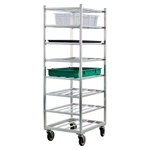 Chariot &agrave; tablettes, 8 Tiers, 20-7/8" la x 67" h x 27" p, Capacit&eacute; 600 lb Distribution Jean Lapalme