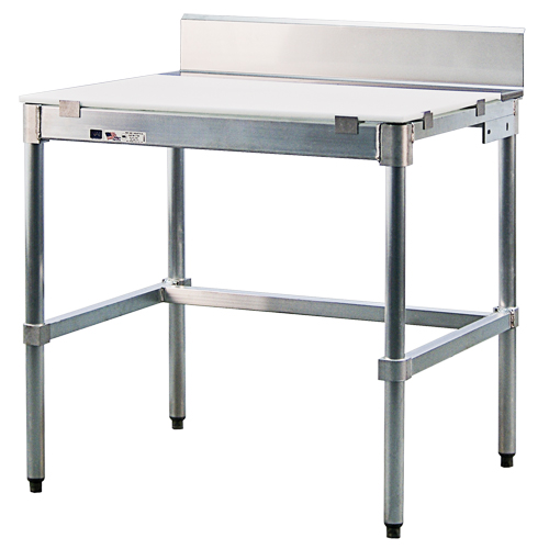 &eacute;tabli avec dessus en poly, 72" la x 30" p x 35-1/2" h, Capacit&eacute; 1600 lb Distribution Jean Lapalme
