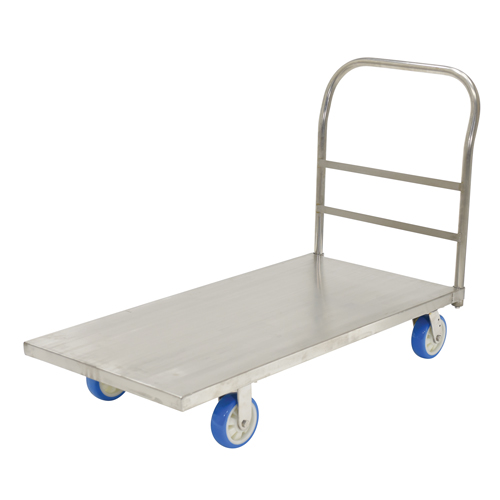 Chariot &agrave; plateforme, 48" lo x 24" la x Capacit&eacute; 2000 lb, Roues en Polyur&eacute;thane Distribution Jean Lapalme