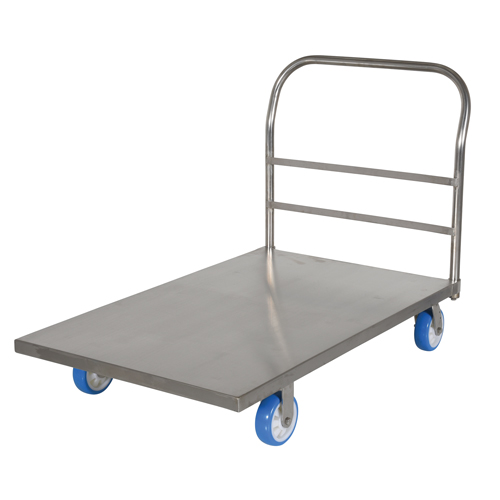 Platform Truck, 48" L x 30" W, 2000 lbs. Capacity, Polyurethane Casters Distribution Jean Lapalme