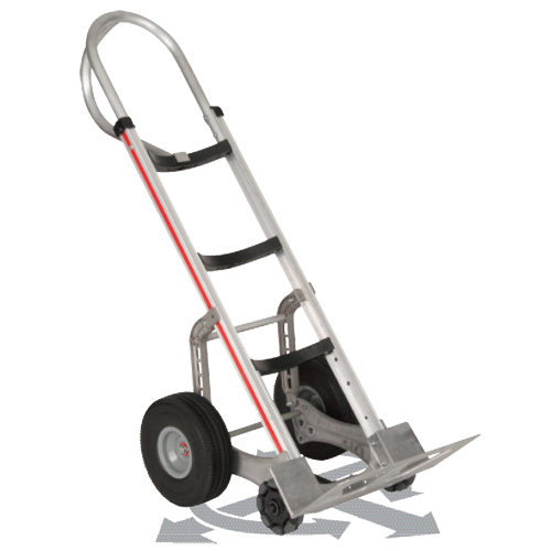 Diable autostabilisant, Prise En P, Aluminium, Hauteur de 55'', Capacit&eacute; 500 lb Distribution Jean Lapalme