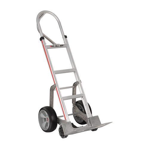 Self-Stabilizing Hand Truck, P-Handle Handle, Aluminum, 55'' Height, 500 lbs. Capacity Distribution Jean Lapalme