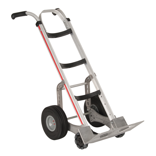 Diable autostabilisant, Prise Double, Aluminium, Hauteur de 55'', Capacit&eacute; 500 lb Distribution Jean Lapalme