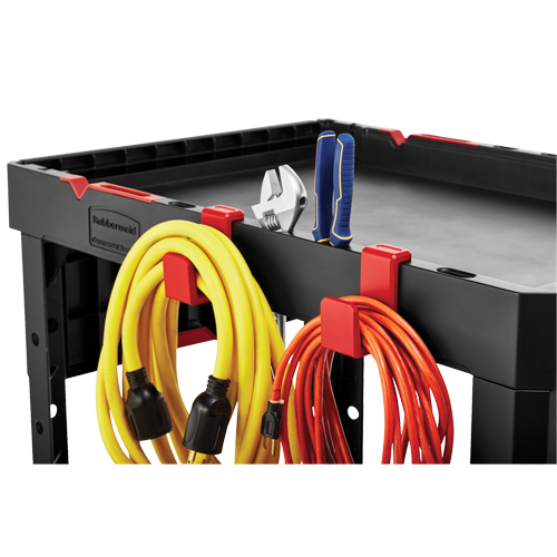 Heavy-Duty Adaptable Utility Cart, 2 Tiers, 17-3/4" x 36" x 46-1/5", 500 lbs. Capacity Distribution Jean Lapalme