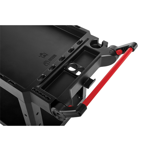 Heavy-Duty Adaptable Utility Cart, 2 Tiers, 17-3/4" x 36" x 46-1/5", 500 lbs. Capacity Distribution Jean Lapalme