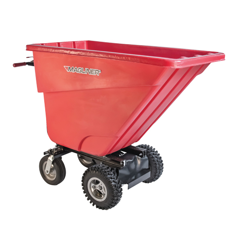 Motorized Tilt Truck, 13,5 pi³ Capacity, 45" H x 26-1/2" W x 68" D Distribution Jean Lapalme