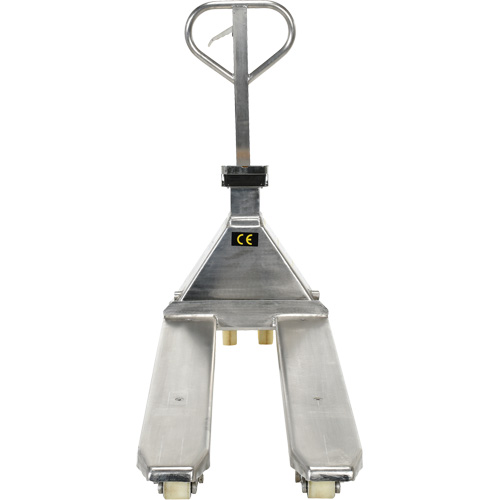 Scale Pallet Truck, 45.69" L x 21.875" W, 5000 lbs. Cap. Distribution Jean Lapalme