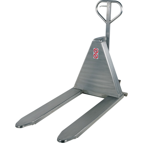 Table &eacute;l&eacute;vatrice de palettes, 45" lo x 26-3/4" la, Acier inoxydable, Capacit&eacute; de 2000 lb Distribution Jean Lapalme