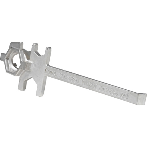 Drum Wrench, 3/4"/2" Opening, 9-1/2" Handle, Stainless Steel Distribution Jean Lapalme