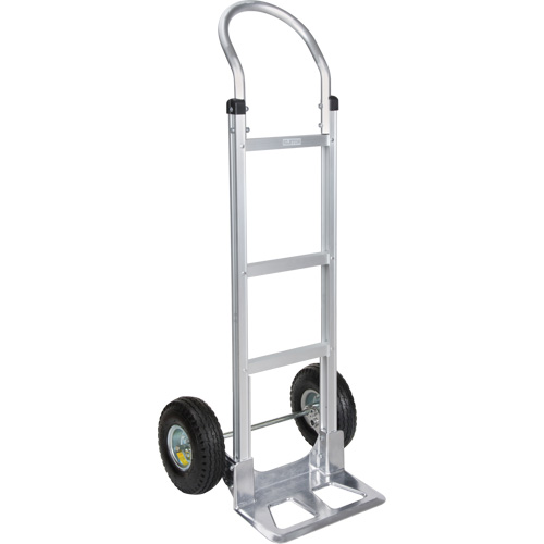 Knocked Down Hand Truck, Continuous Handle, Aluminum, 49-5/8" Height, 500 lbs. Capacity Distribution Jean Lapalme