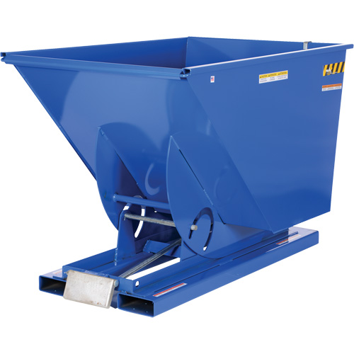 Conteneur autobasculeur, Acier, 1-1/2 vg³, Bleu Distribution Jean Lapalme