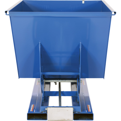 Conteneur autobasculeur, Acier, 1-1/2 vg³, Bleu Distribution Jean Lapalme