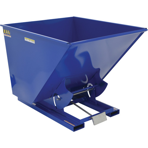Conteneur autobasculeur, Acier, 2 vg³, Bleu Distribution Jean Lapalme