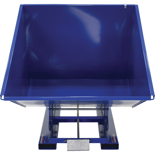 Conteneur autobasculeur, Acier, 2 vg³, Bleu Distribution Jean Lapalme