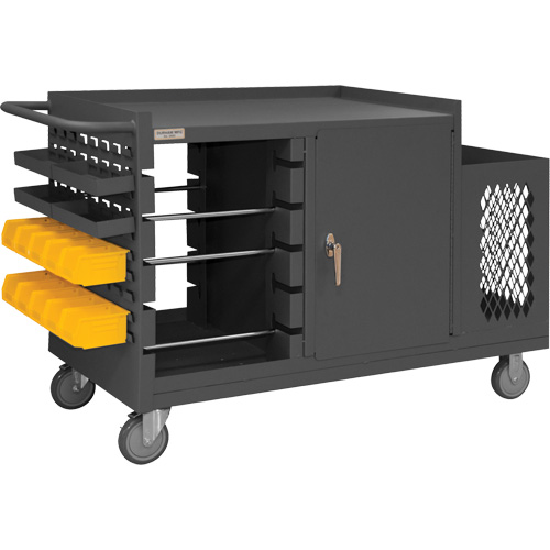 Chariot pour bobines de fil et de maintenance, Acier, 5 Montants, 54-1/16" la x 35" h x 24" p, Capacit&eacute; de 1200 lb Distribution Jean Lapalme