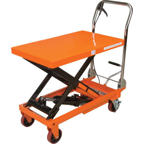 Hydraulic Scissor Lift Table, 32" L x 19-3/4" W, Steel, 660 lbs. Capacity Distribution Jean Lapalme