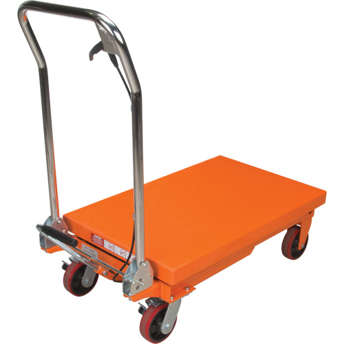 Hydraulic Scissor Lift Table, 32" L x 19-3/4" W, Steel, 660 lbs. Capacity Distribution Jean Lapalme