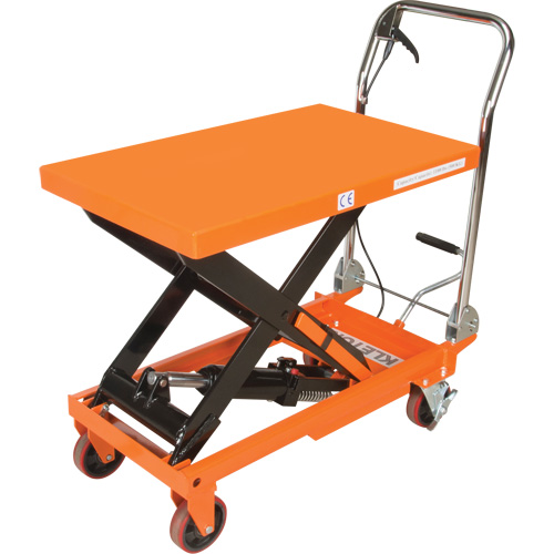 Table &eacute;l&eacute;vatrice &agrave; ciseaux hydraulique, 32" lo x 19-3/4" la, Acier, Capacit&eacute; 1100 lb Distribution Jean Lapalme