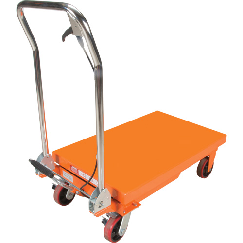 Table &eacute;l&eacute;vatrice &agrave; ciseaux hydraulique, 32" lo x 19-3/4" la, Acier, Capacit&eacute; 1100 lb Distribution Jean Lapalme