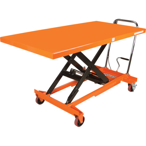 Hydraulic Scissor Lift Table, 63" L x 31-1/2" W, Steel, 1100 lbs. Capacity Distribution Jean Lapalme