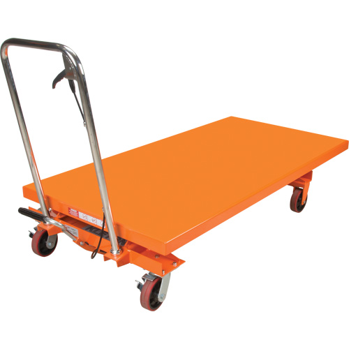 Hydraulic Scissor Lift Table, 63" L x 31-1/2" W, Steel, 1100 lbs. Capacity Distribution Jean Lapalme