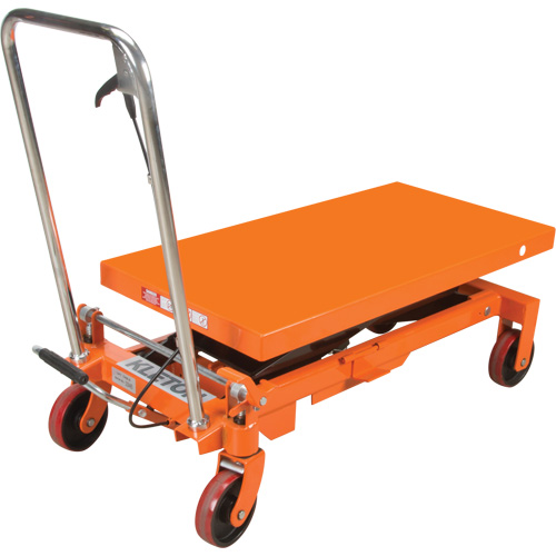 Hydraulic Scissor Lift Table, 39-1/2" L x 20" W, Steel, 1650 lbs. Capacity Distribution Jean Lapalme