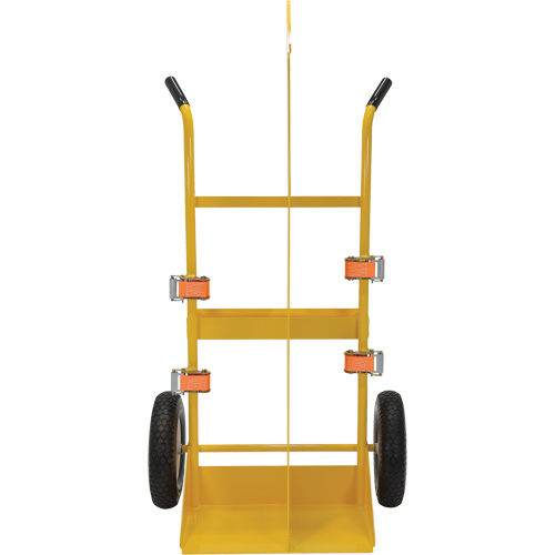 Chariot pour chalumeau et bouteille &agrave; gaz, Roues Rempli de mousse, Base de 23-13/16" la x 22-13/16" lo, 500 lb Distribution Jean Lapalme