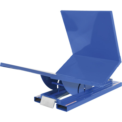 Open Sided Hopper, Steel, 1 cu.yd., Blue Distribution Jean Lapalme