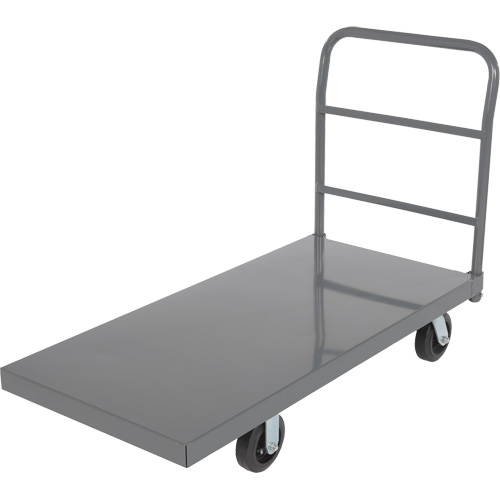 Platform Truck, 48" L x 24" W, 2000 lbs. Capacity, Rubber Casters Distribution Jean Lapalme