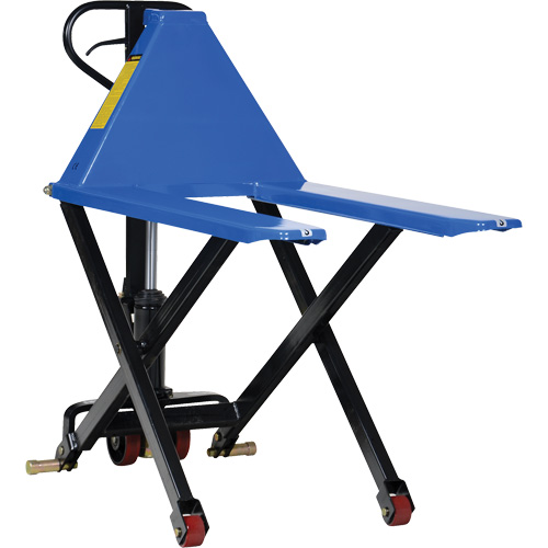 Hydraulic & Manual Skid Scissor Lift, 47" L x 27" W, Steel, 2200 lbs. Capacity Distribution Jean Lapalme