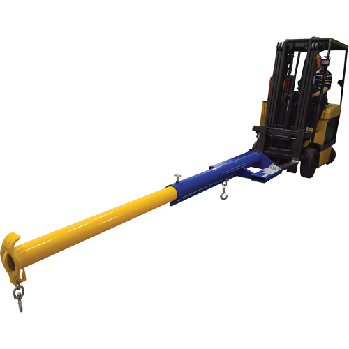 Economy Boom Telescoping Forklift Crane Distribution Jean Lapalme