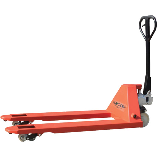 Eco Heavy-Duty Pallet Truck, Steel, 45" L x 21.6" W, 11000 lbs. Capacity Distribution Jean Lapalme