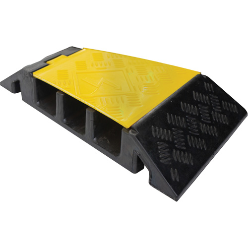 Protecteur de c&acirc;ble tourne-&agrave;-gauche robuste Powerhouse, 3 canaux, 12" lo x 19,75" la x 3" h Distribution Jean Lapalme