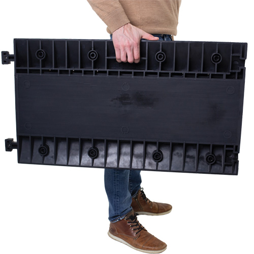 Powerhouse Heavy-Duty Straight Cable Protector, 5 Channels, 36" L x 19.75" W x 2.25" H Distribution Jean Lapalme