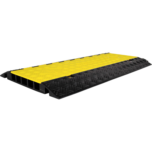 Powerhouse Medium-Duty Straight Cable Protector, 5 Channels, 36" L x 19.63" W x 2.25" H Distribution Jean Lapalme