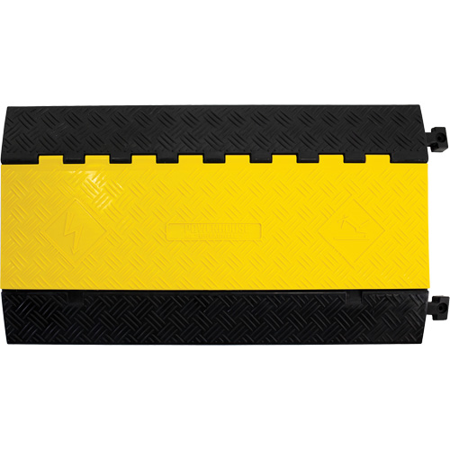 Powerhouse Medium-Duty Straight Cable Protector, 5 Channels, 36" L x 19.63" W x 2.25" H Distribution Jean Lapalme