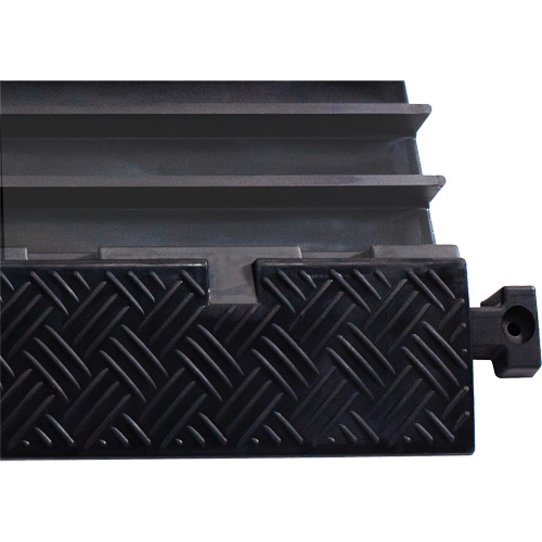 Powerhouse Medium-Duty Straight Cable Protector, 5 Channels, 36" L x 19.63" W x 2.25" H Distribution Jean Lapalme