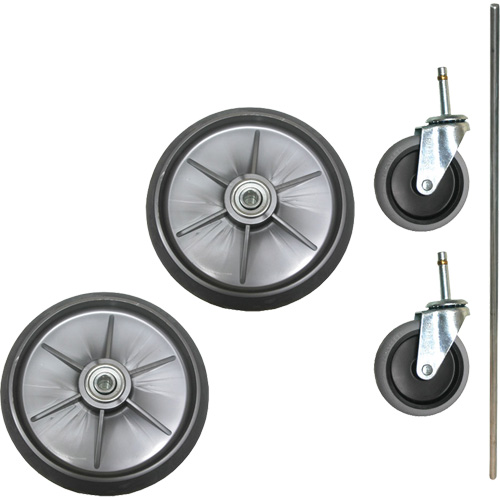 Housekeeping Cart Ball Bearing Wheel & Caster Kit Distribution Jean Lapalme