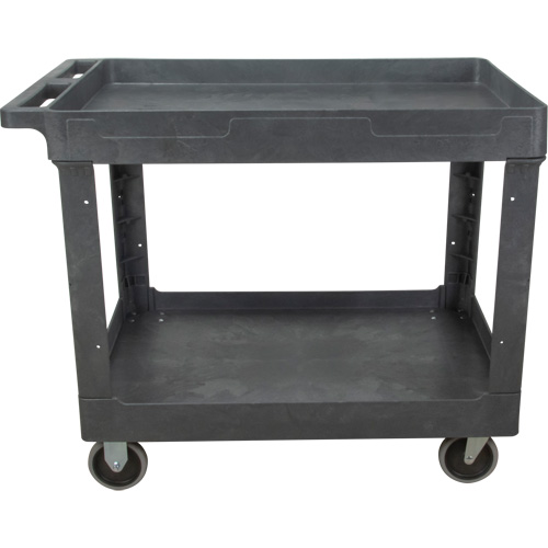 Utility Service Cart, 2 Tiers, 24-5/8" x 32-1/2" x 40", 550 lbs. Capacity Distribution Jean Lapalme
